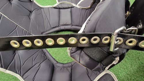 Douglas M50-XL D2 FootBall Shoulder Pads XL 20-21” Black w/ Buckle Straps - Picture 10 of 10