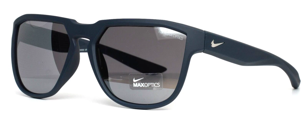 NIKE Fly Swift EV0926 470 415 Matte Obsidian Mens Square Mirrored  Sunglasses | eBay