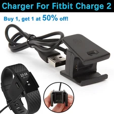 Charger For Fitbit CHARGE 2 Activity Wristband USB Charging Cable Cord Wire-NEW