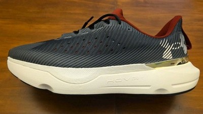 Under Armour Mens 12 Infinite Pro On Display Grey Red HOVR + Running 3027756-001