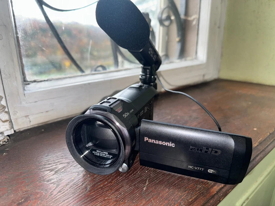 Panasonic HC-V777 1080p Camcorder Schwarz VW-VMS2E - Bild 3 von 4