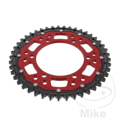 5860-Corona plato transmision DUAL 45T P-530 Ø110 MM Ø130 MM compatible con YAMA