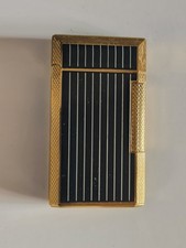 John Sterling London Accendino Lacca Cinese Blu E Laminato Oro Funzionante 