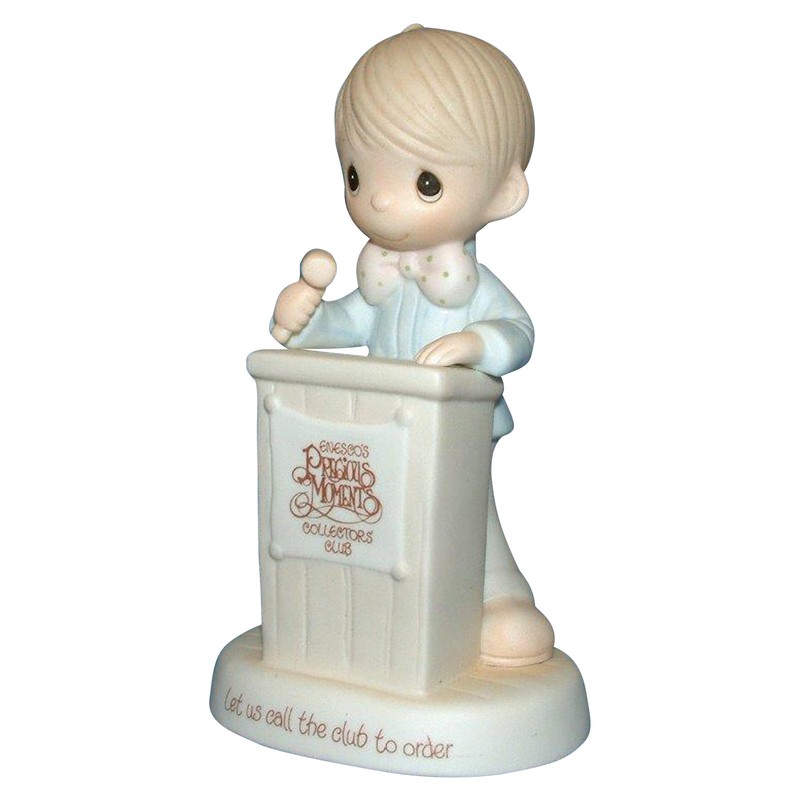 Precious Moments: E0103 Let Us Call the Club to Order (5.7") Charter Member