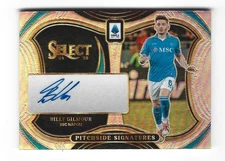 2024-25 Panini Select Serie A Pitchside Signatures  Billy Gilmour Autograph