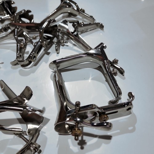 Lotto Speculum Vaginale OB/GYN TOOLS Strumento Acciaio Inox Esame Pelvico - Foto 5 di 8