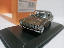 Maxchamps Minichamps 1:43 Ford Escort 1974 Brown Coupe car Model 
