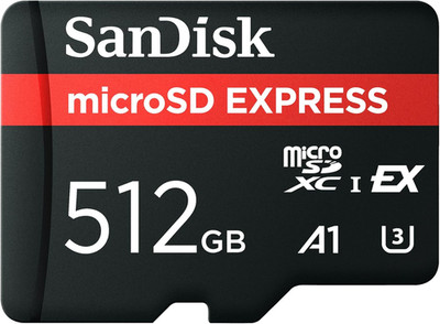 512GB Microsd Express Card - Works with Nintendo-Switch 2, up to 880Mb/S Read, u