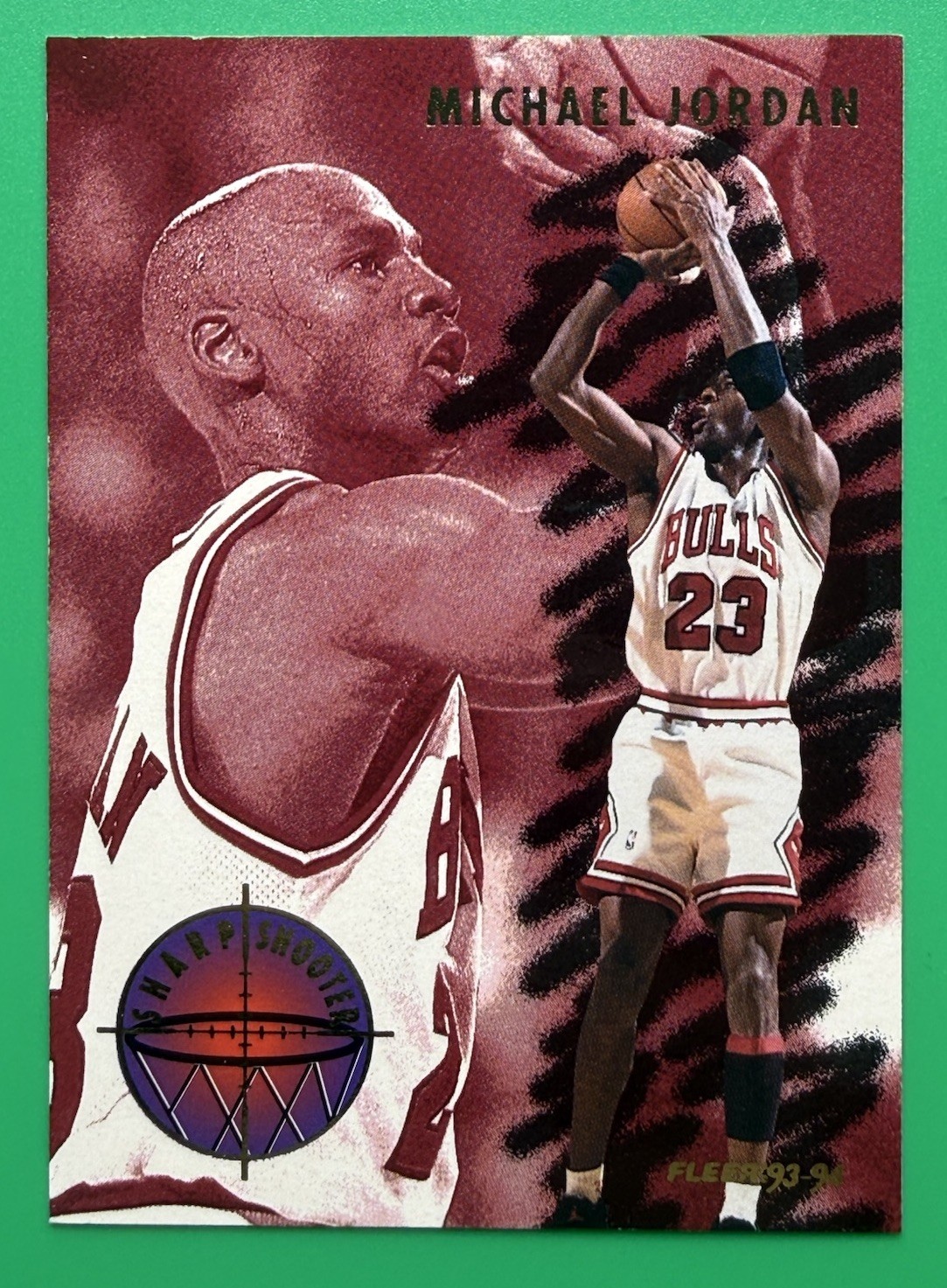 1993-94 Fleer Sharpshooters #3 Michael Jordan Chicago Bulls