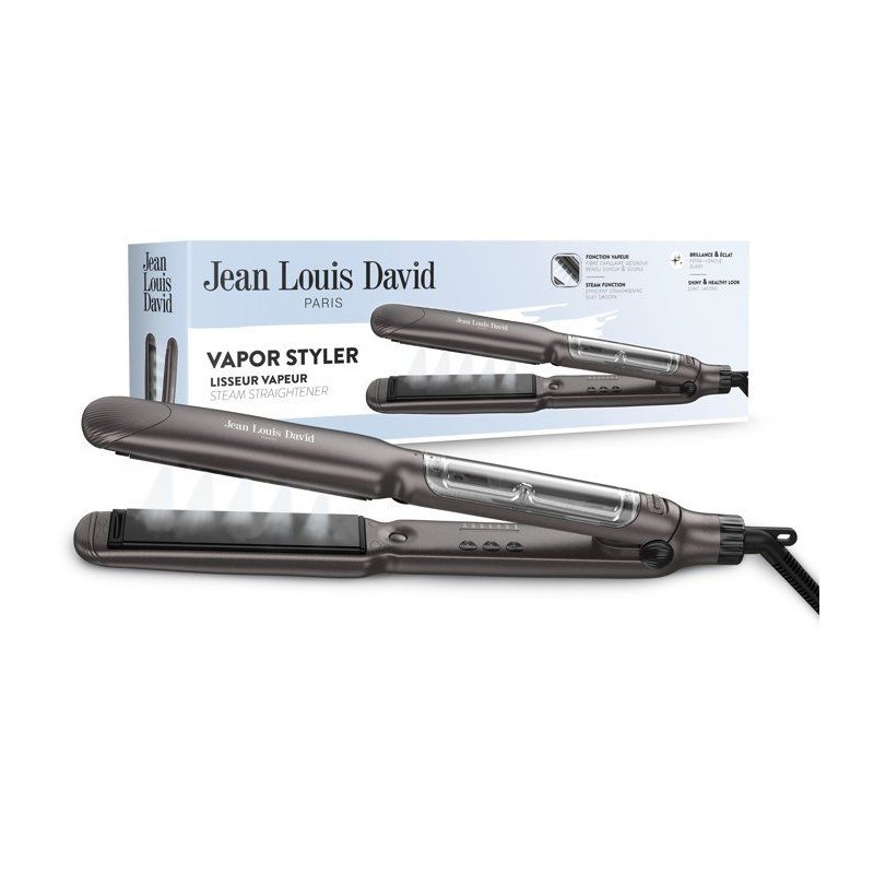 Lisseur vapeur Vapor Styler d'exception avec plaques en céramique grise