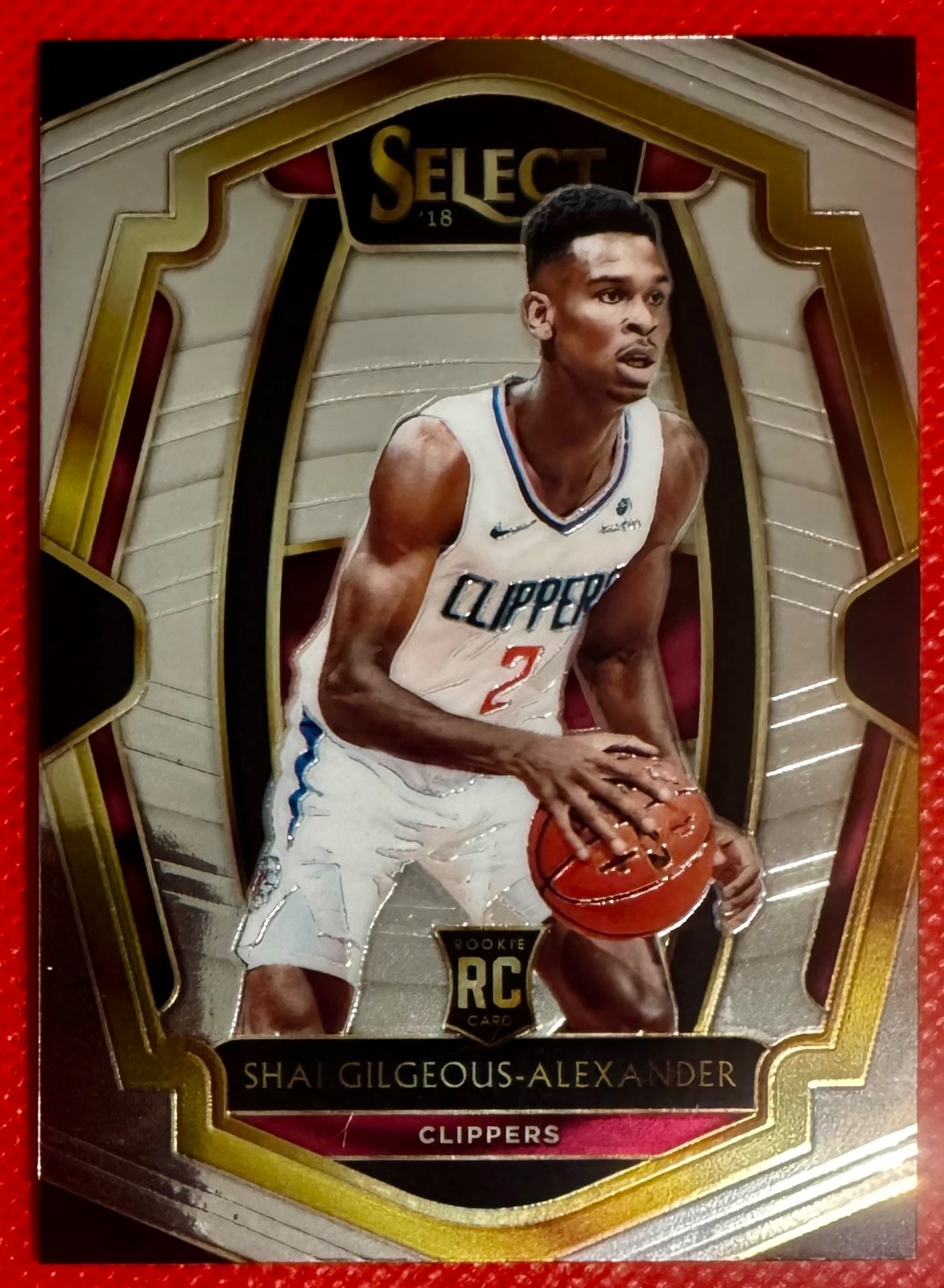 Shai Gilgeous Alexander 2018-2019 Panini Select ROOKIE RC #104 Premier Level