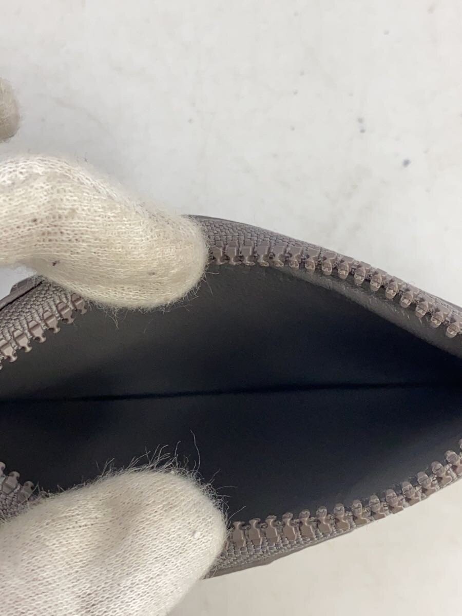 BALENCIAGA Men's Leather Card Case, Gray thumbnail 4