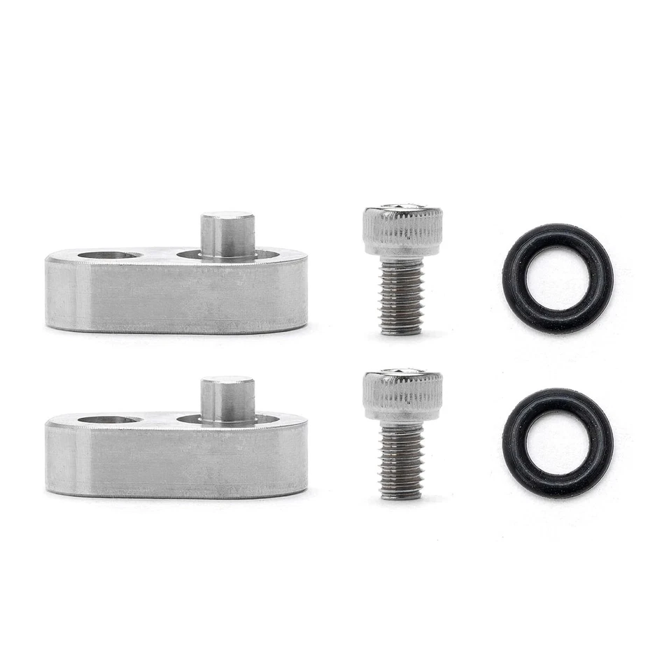 1Set Rear Coolant Crossover Block Off Plug Steam Port Head Tube For GM LS - Image 3 of 4