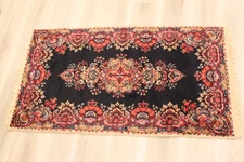 Karastan Imperial Rug 2x4 Multicolor Panel Kirman #1404, Original 700 Wool Pile