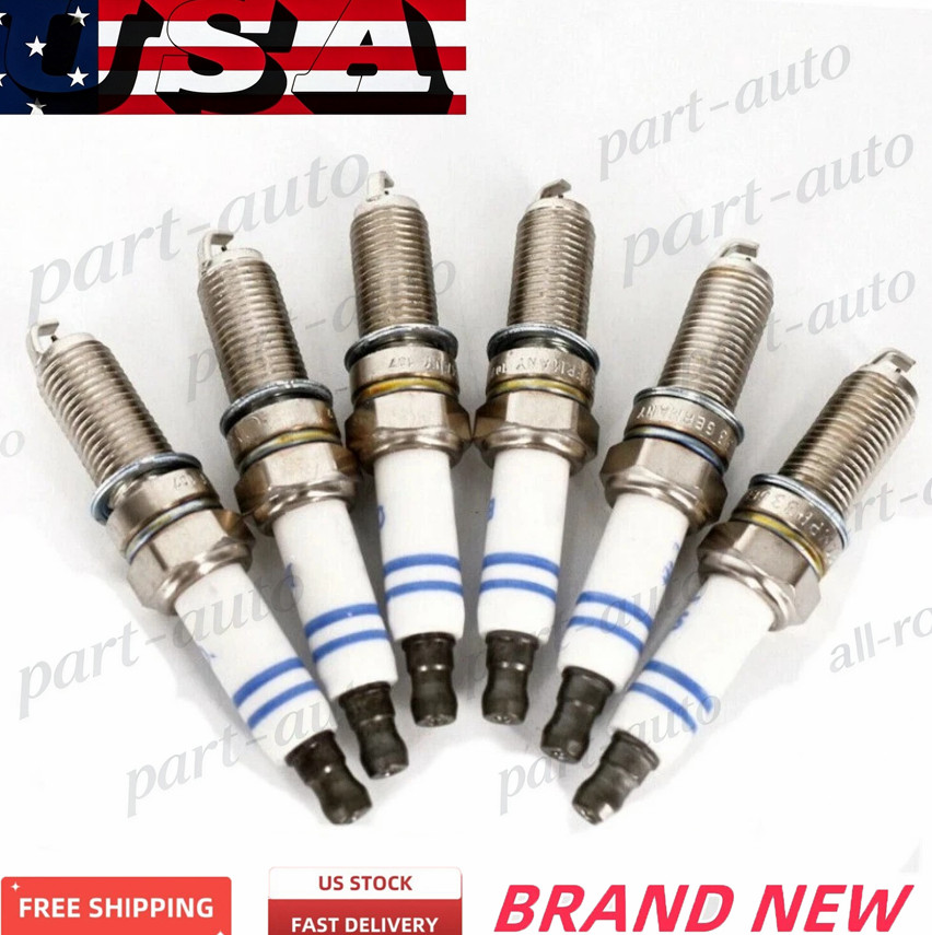 NEW 6PCS YR7MPP33 Spark Plugs For Mercedes Double Platinum US