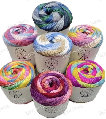 Woolcraft Carousel Knitting Crochet Yarn Wool - 200g Cakes - Choice Of 7 Colours