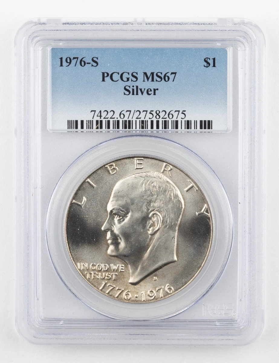 MS 67 Graded 1976 Eisenhower Dollars (1971-1978) for sale | eBay