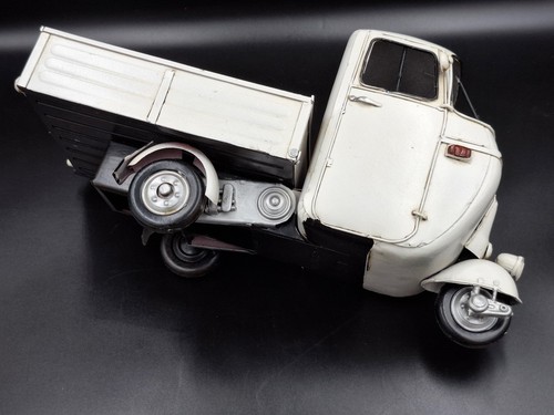 Modellino Piaggio Ape Italia Moto JS Giardino Tin Model Scooter Metallo Germania - Foto 5 di 9