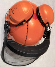 FORSTHELM HELM FORST 3M HELM WALDARBEITER S&Auml;GE KETTENS&Auml;GE SCHUTZHELM ORANGE KWF