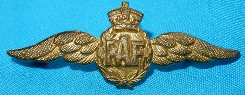 WW1 ROYAL AIR FORCE RAF MILITARY SWEETHEART BADGE WORLD WAR I - K/C