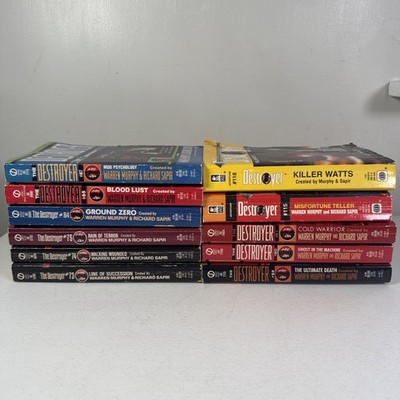 Lot of 11  The Destroyer  Softcovers Books Warren Murphy and Richard Sapir