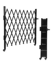 Single Folding Security Gate, 50 H x 43 W Flexible Expanding Security Gate, F...