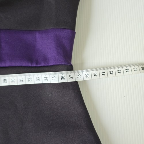AX Paris Dress Size 12 Pencil Fitted Purple Black Sleeveless - Picture 8 of 11