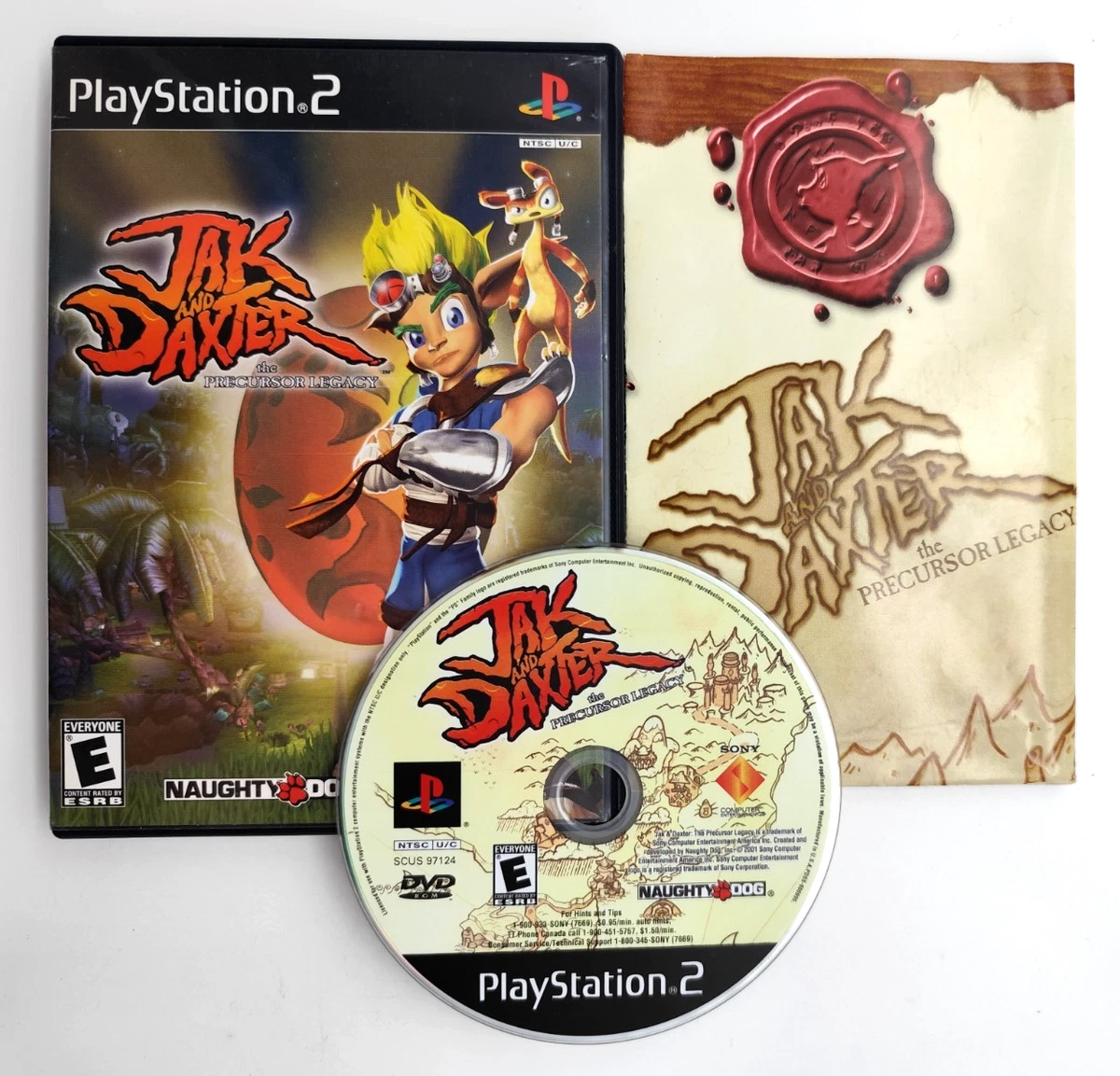 Jeu PS2 Jak And Daxter: The Precursor Legacy - Version EUR/FR (PAL) - État Correct - Occasion
