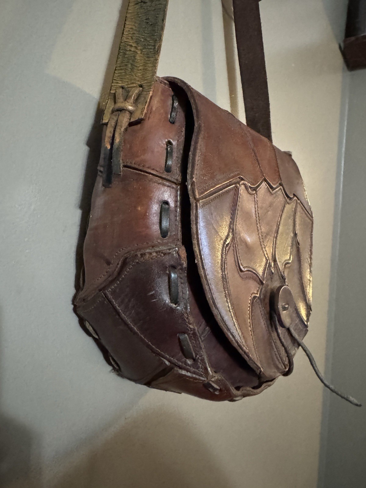 Handcrafted Patchwork Shoulder Bag Purse Genuine … - image 5