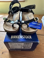 Birkenstock Yara Black Patent UK 3.5/36