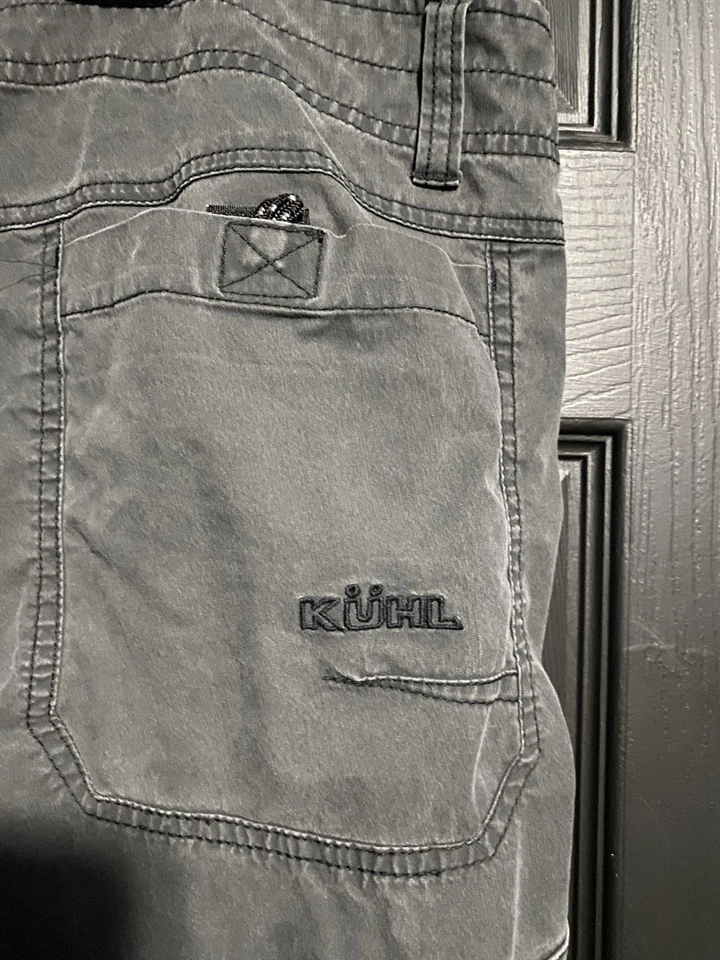 Shorts de carga Kuhl emboscada masculino corante pátina tamanho 38 caminhada ao ar livre casual 12"" - Imagem 3 de 4