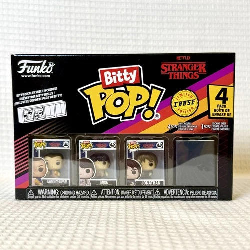 Funko Bitty POP! Stranger Things Pack Of 4 Limited Chase Edition