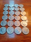 1972 Kennedy Half Dollar No Mint Mark Excellent Condition (LOT of 24)