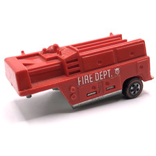 Hot Wheels Redline The Heavyweights Fire Truck 1969/1970 Red - Made In Hong Kong