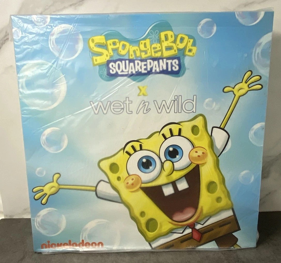 SPONGEBOB SQUAREPANTS x WET-N-WILD Makeup PR Box Complete Set Kit Collection NIB