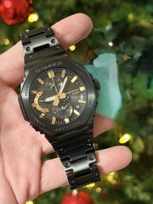 Casio Full Metal G-Shock 50th Anniversary Black/Gold | GMC-B2100ZE-1ACR | NEW