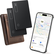 Wallet Tracker Card 2 Pack - Compatible with Apple Find My Ios Only, Bluetooth T