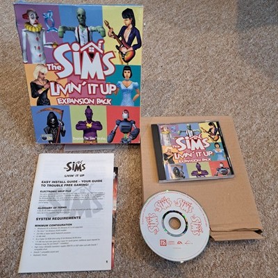 Die Sims Livin' It Up Expansion Pack PC CD-ROM Videospiel EA Big Box PC Spiel