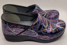 Dansko Women's XP 2.0 Ribbon Patent Clog Professional Nursing Shoes Size 40 