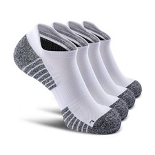 No Show Sports Compression Socks for Men and Women Circulation 4/8 Pack Medium