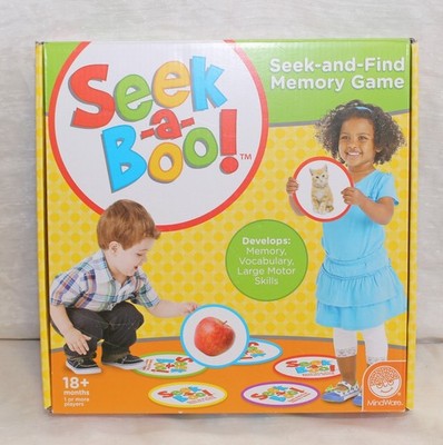 Seek-a-Boo Toddler Memory & Matching Game MindWare NEW seal is broken