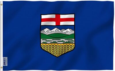 Anley Fly Breeze 3x5 Foot Alberta Flag - Canadian Province of Alberta Flag