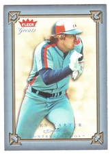 2004 FLEER GREATS OF THE GAME #139 GARY CARTER BLUE UNNUMBERED