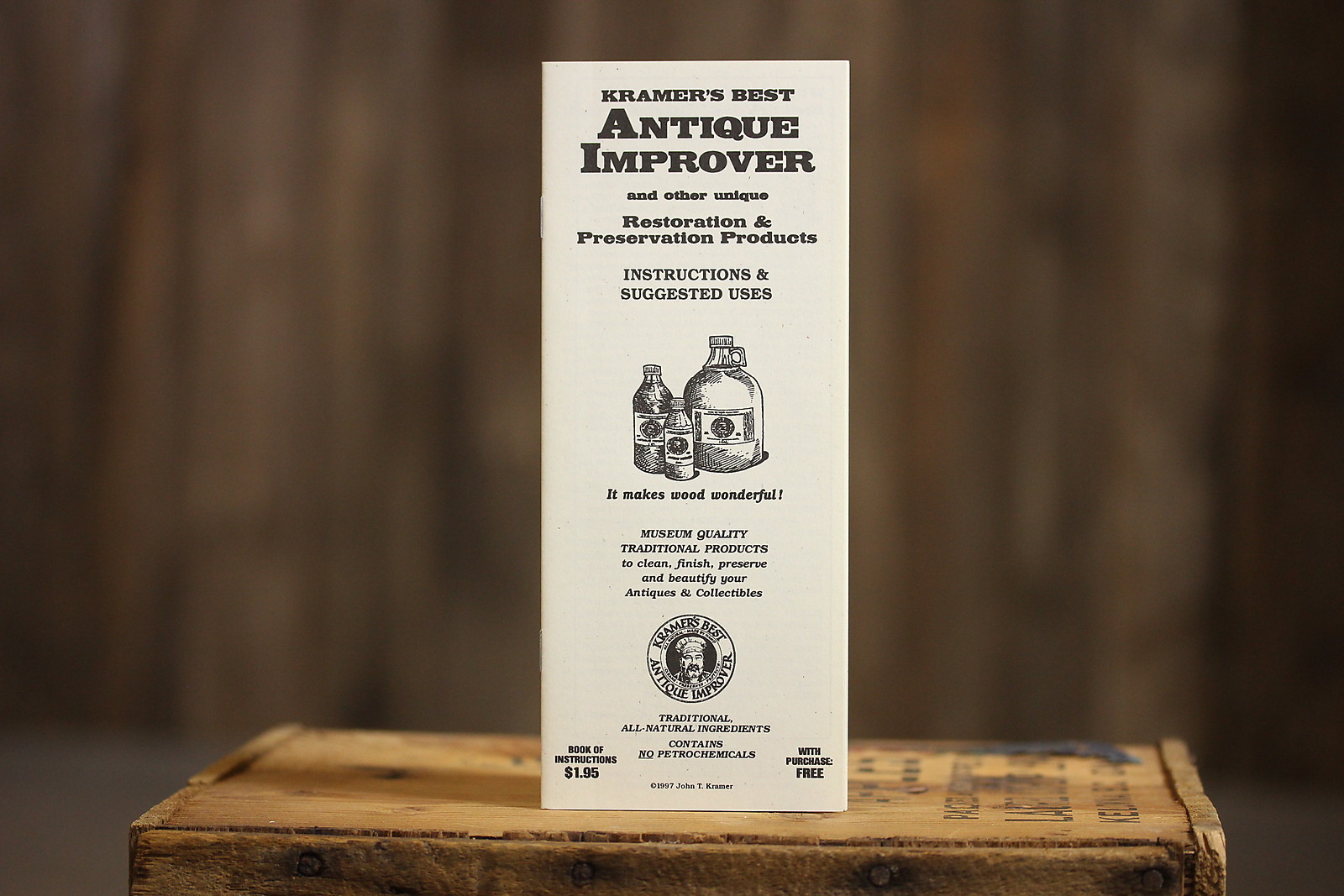 Kramer's Best Wood Food Oyl Natural Cleans Conditions Restores Kitchen Items eBay