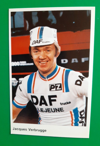 Maillot équipe DAF Trucks Lejeune 1979 Homme Blanc Taille S