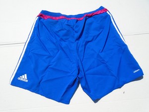 adidas sporthose kurz blau
