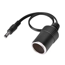 12V/24V Cigarette Lighter Adapter Cable 5.5mm x 2.1mm DC Male to Female Power...