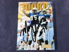 G4-70 FOOTBALL CARD - MARCO COLEMAN DOLPHINS ROOKIE - AUTOGRAPHED - 2000 SKY BOX. rookie card picture