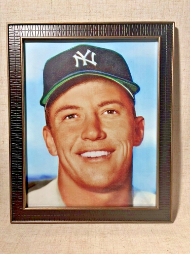 Mickey Mantle 8x10 Glass Framed Color Photo Print New York Yankees (2) - 第 1/2 張圖片