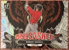 2023 Donruss Rapture Unleashed Robert Hassell Washington Nationals